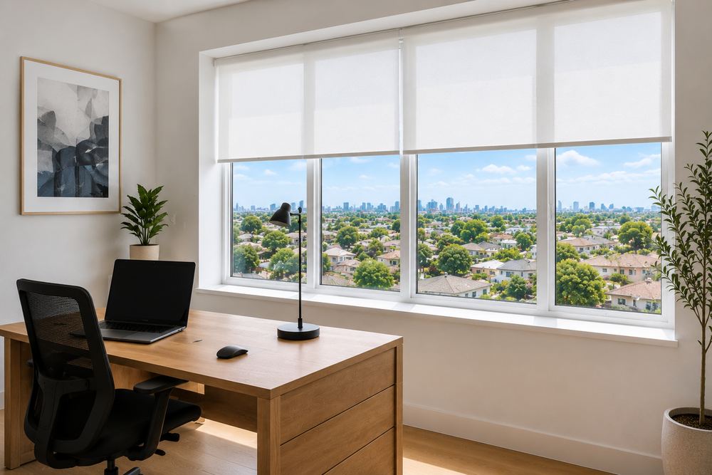 Home office window shades, Miami